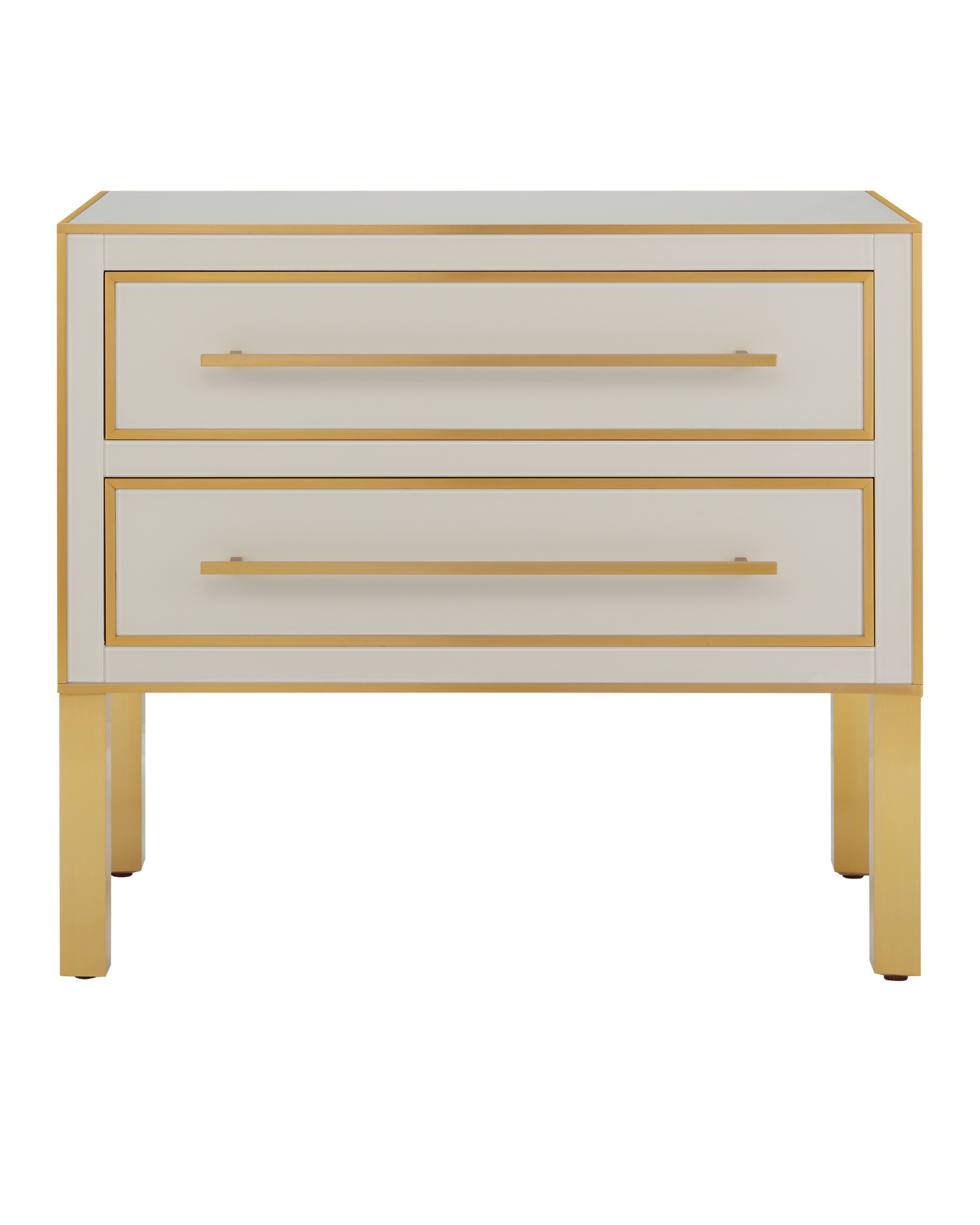 Currey & Co. Arden Ivory Chest 3000-0184