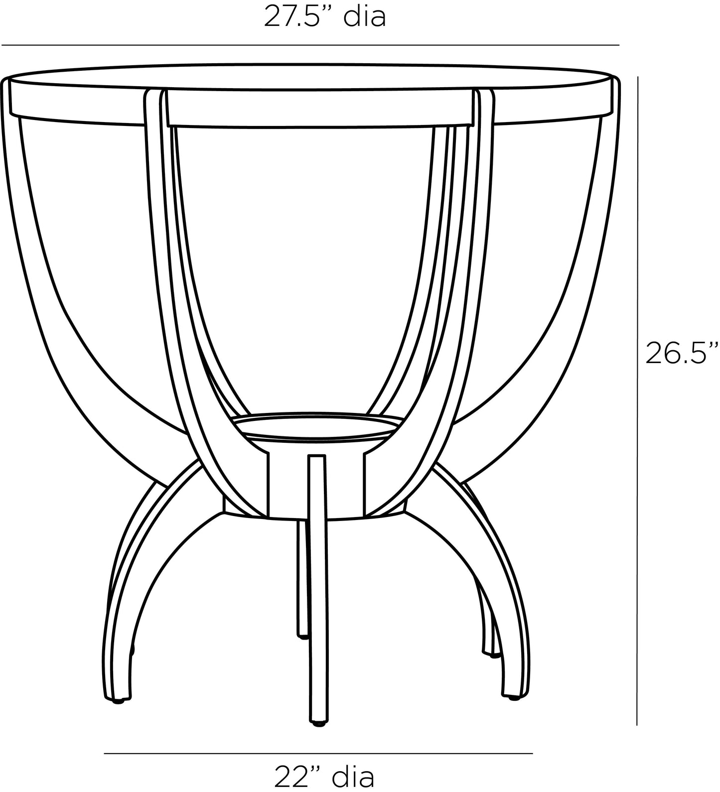 Arteriors Home Nia End Table 5709