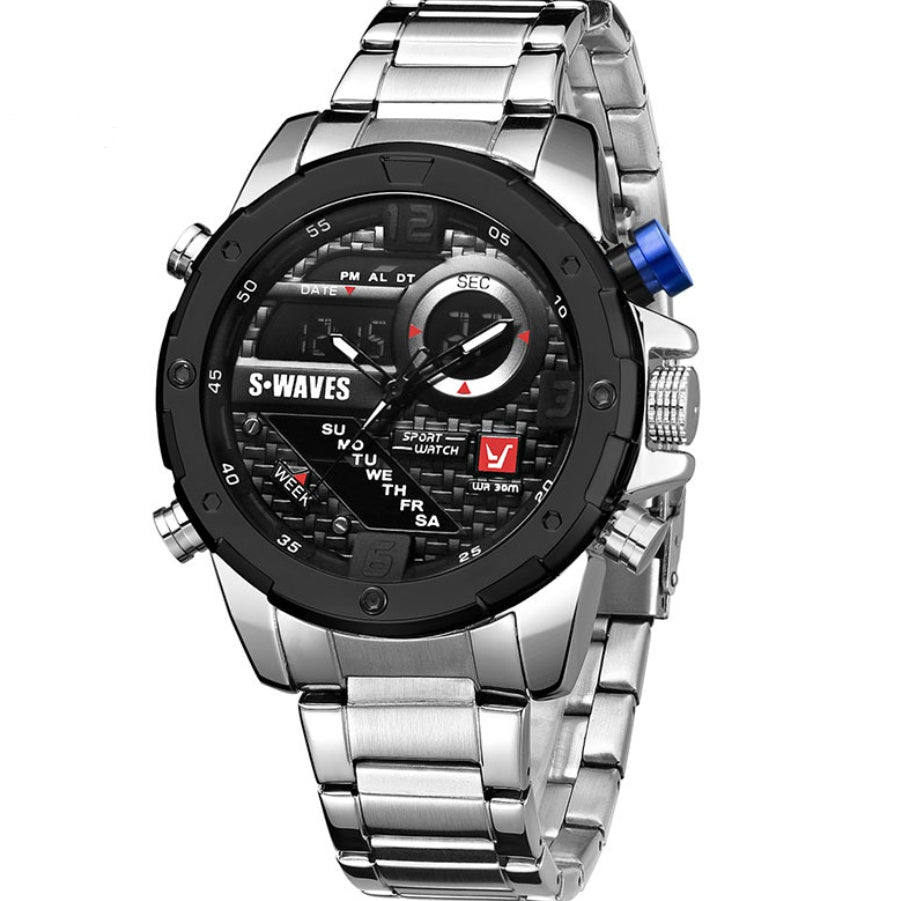 Movement electronic quartz men's watch