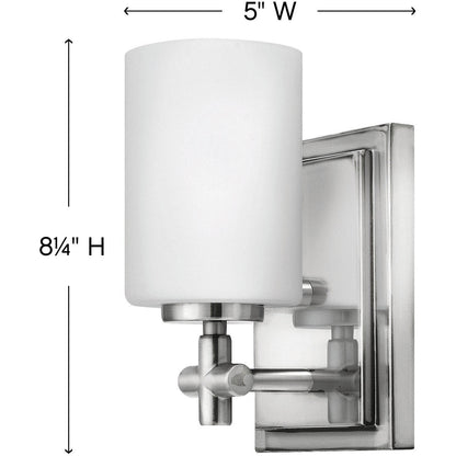 Hinkley Lighting Laurel Single Light Vanity Polished Nickel 57550PN