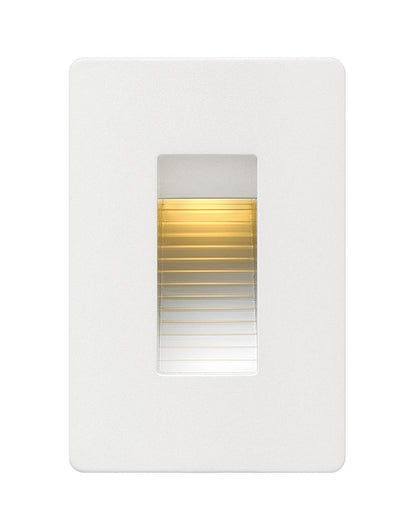 Hinkley Lighting Landscape Luna Step Light 120v Vertical 3000K Satin White 58504SW3K