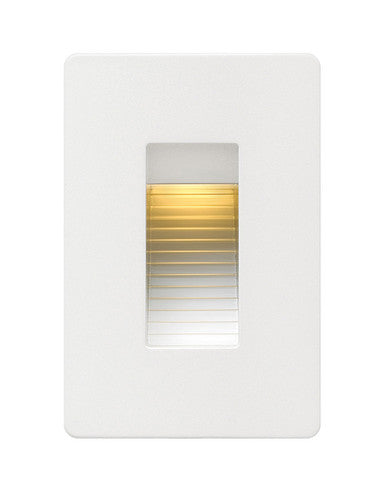 Hinkley Lighting Landscape Luna Step Light 120v Vertical 2700K Satin White 58504SW