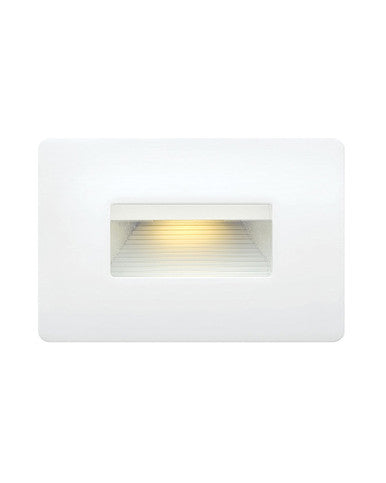 Hinkley Lighting Landscape Luna Step Light 120v Horizontal 3000K Satin White 58508SW3K