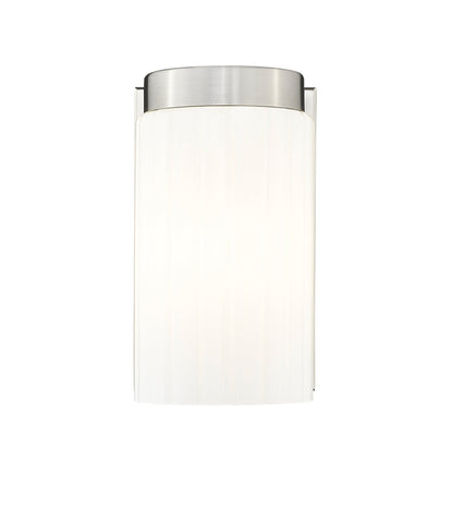 Z-Lite Burk 1 Light Wall Sconce in Brushed Nickel 746-1S-BN