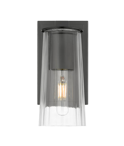 Z-Lite Titus 1 Light Wall Sconce in Matte Black 826-1S-MB