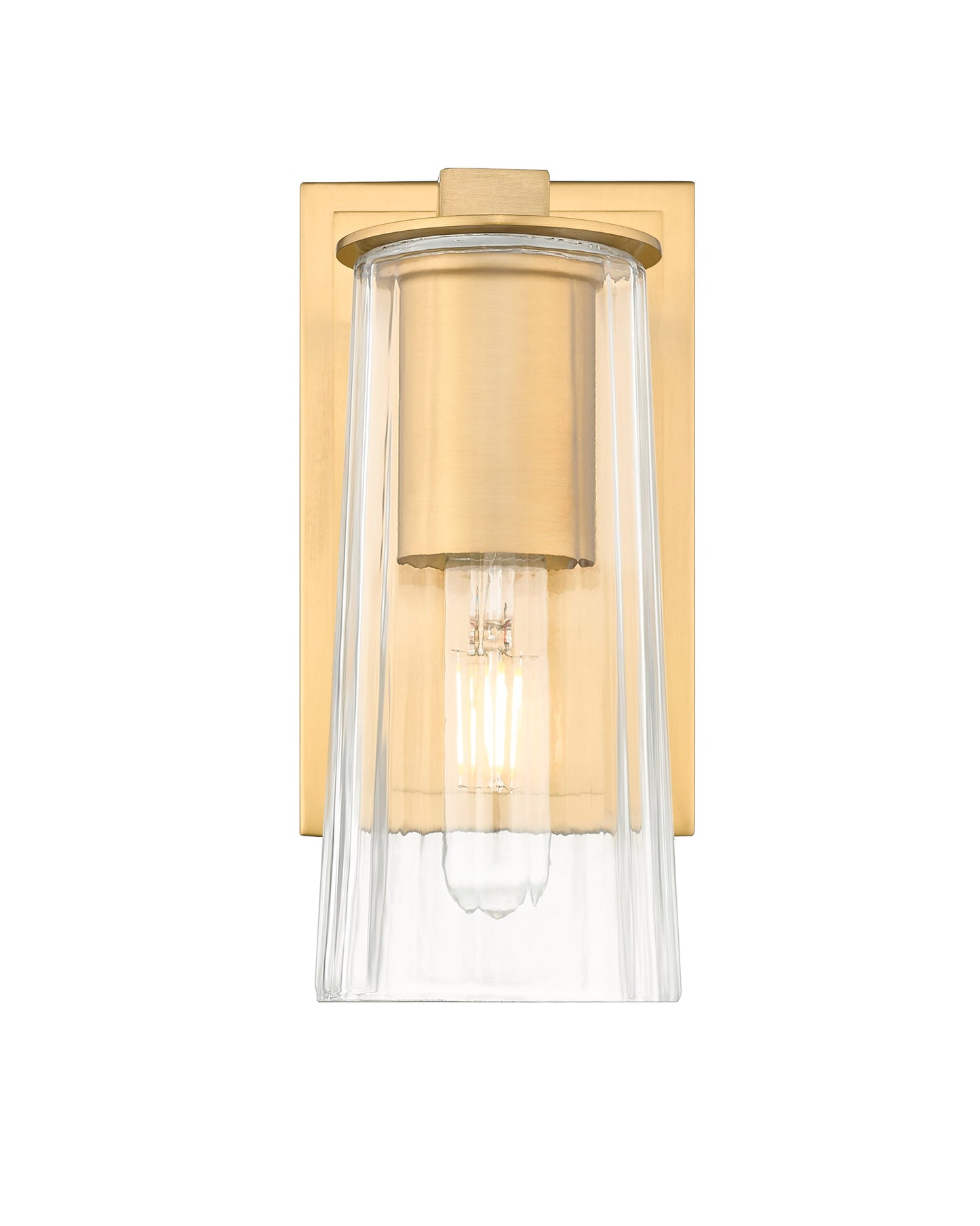 Z-Lite Titus 1 Light Wall Sconce in Modern Gold 826-1S-MGLD