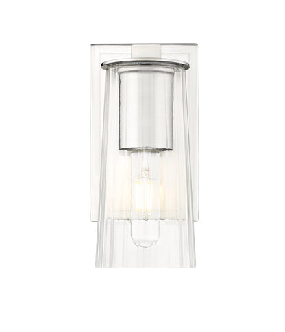 Z-Lite Titus 1 Light Wall Sconce in Brushed Nickel 826-1S-BN