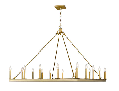 Z-Lite Barclay 16 Light Chandelier in Olde Brass 482S-16OBR