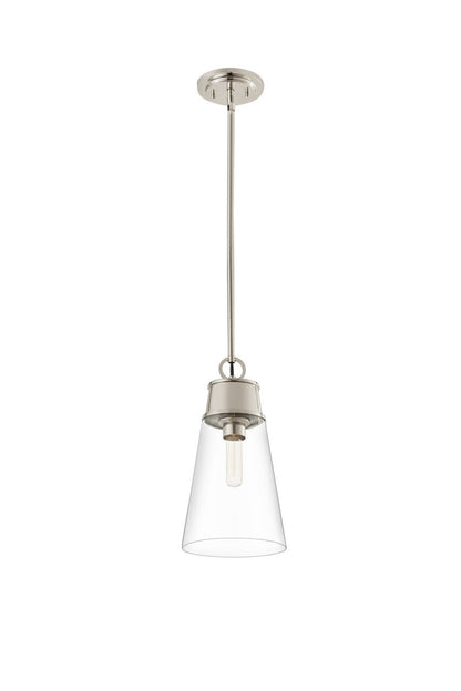 Z-Lite Wentworth 1 Light Pendant in Polished Nickel 2300P8-PN