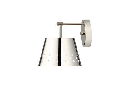 Z-Lite Katie 1 Light Wall Sconce in Polished Nickel 6014-1S-PN