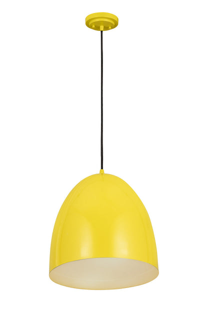 Z-Lite Z-Studio 3 Light Pendant in Yellow 6012P19-YEL