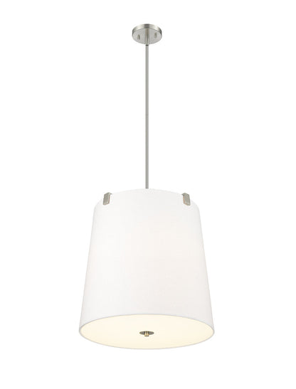 Z-Lite Weston 5 Light Pendant in Brushed Nickel 3501P18-BN