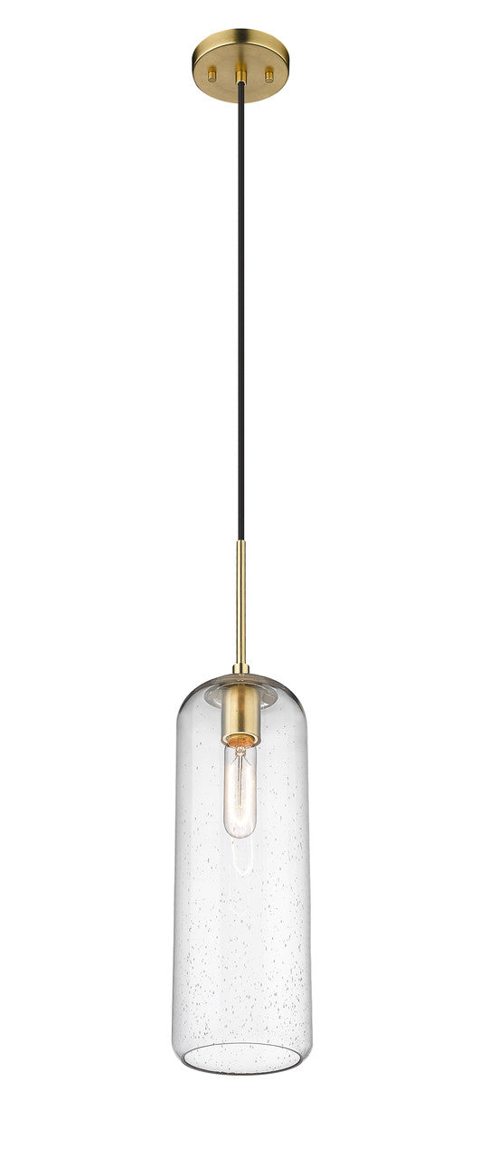 Z-Lite Monty 1 Light Pendant in Heritage Brass 738P22-HBR