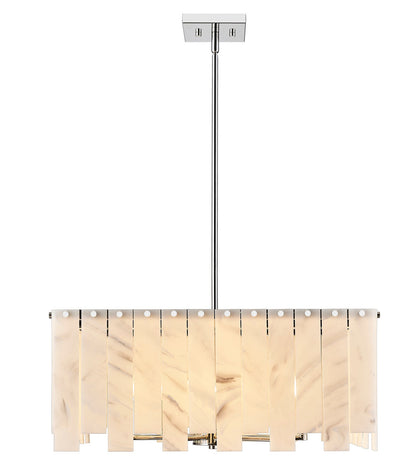 Z-Lite Viviana 8 Light Chandelier in Polished Nickel 345P26-PN