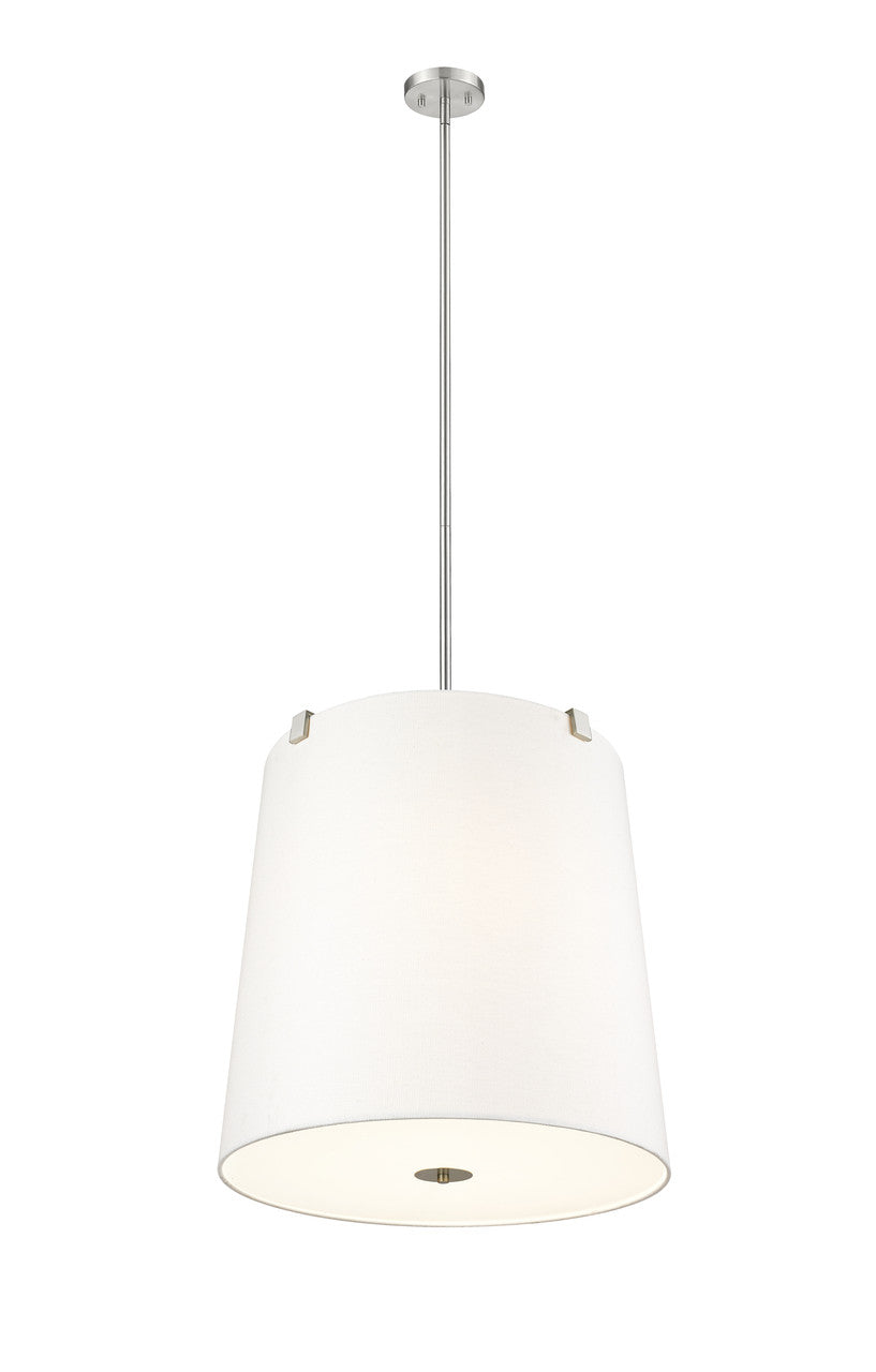 Z-Lite Weston 6 Light Pendant in Brushed Nickel 3501P24-BN