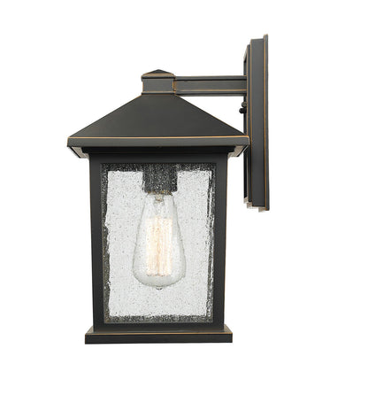 Z-Lite Portland 1 Light Outdoor Wall Light in Oil Rubbed Bronze 531M-ORB