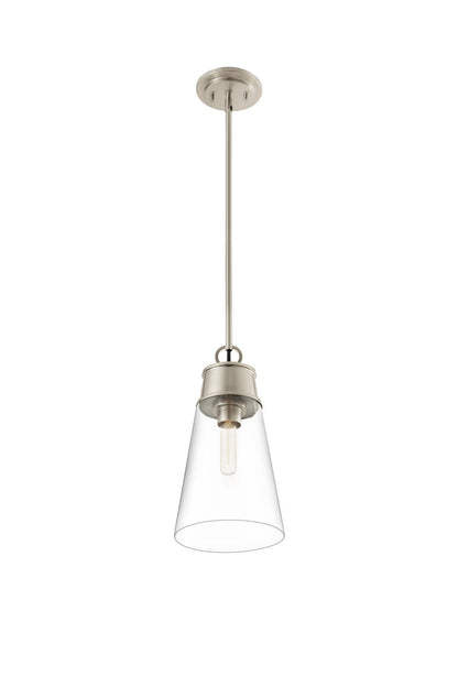 Z-Lite Wentworth 1 Light Pendant in Brushed Nickel 2300P8-BN