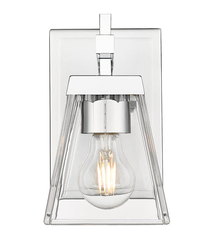 Z-Lite Lauren 1 Light Wall Sconce in Chrome 819-1S-CH