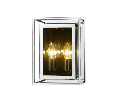 Z-Lite Infinity 2 Light Wall Sconce in Chrome 802-2S-CH