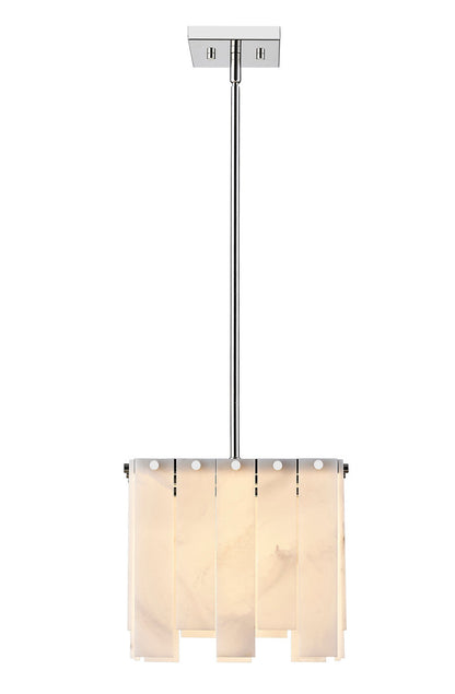 Z-Lite Viviana 1 Light Pendant in Polished Nickel 345P12-PN