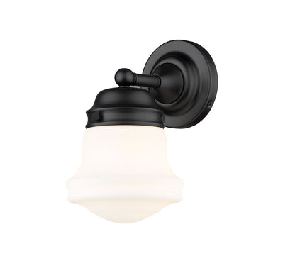 Z-Lite Vaughn 1 Light Wall Sconce in Matte Black 735-1S-MB