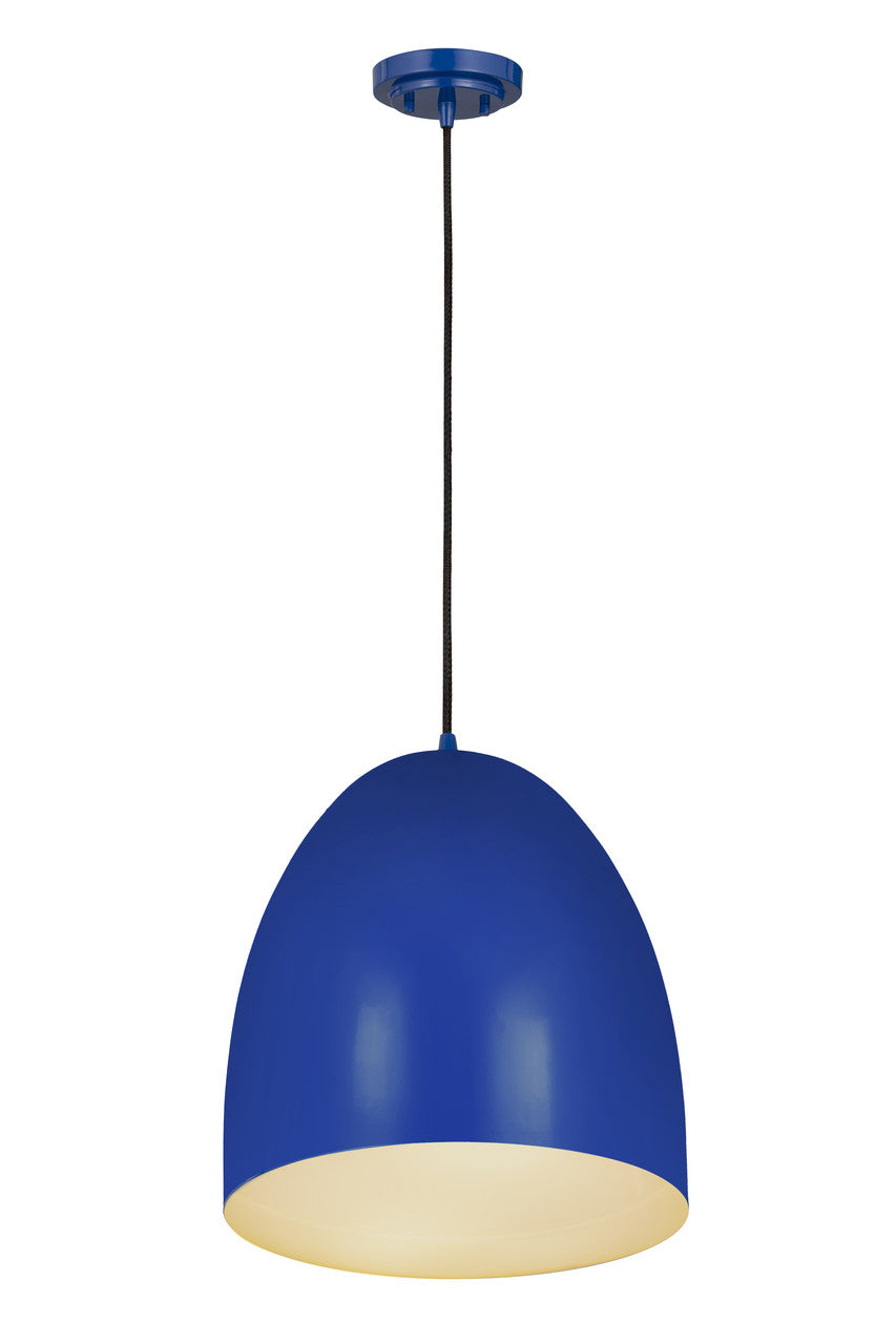 Z-Lite Z-Studio 3 Light Pendant in Blue 6012P19-BLU