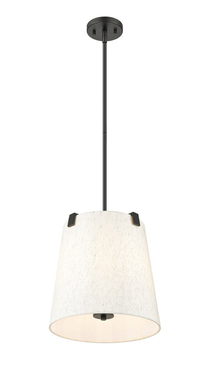 Z-Lite Weston 3 Light Pendant in Matte Black 3502P13-MB