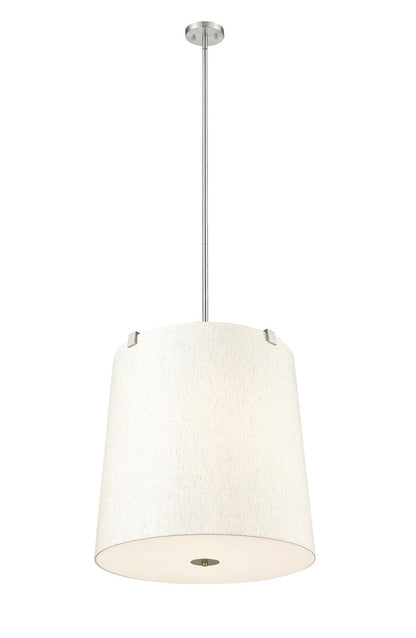 Z-Lite Weston 6 Light Pendant in Brushed Nickel 3502P24-BN