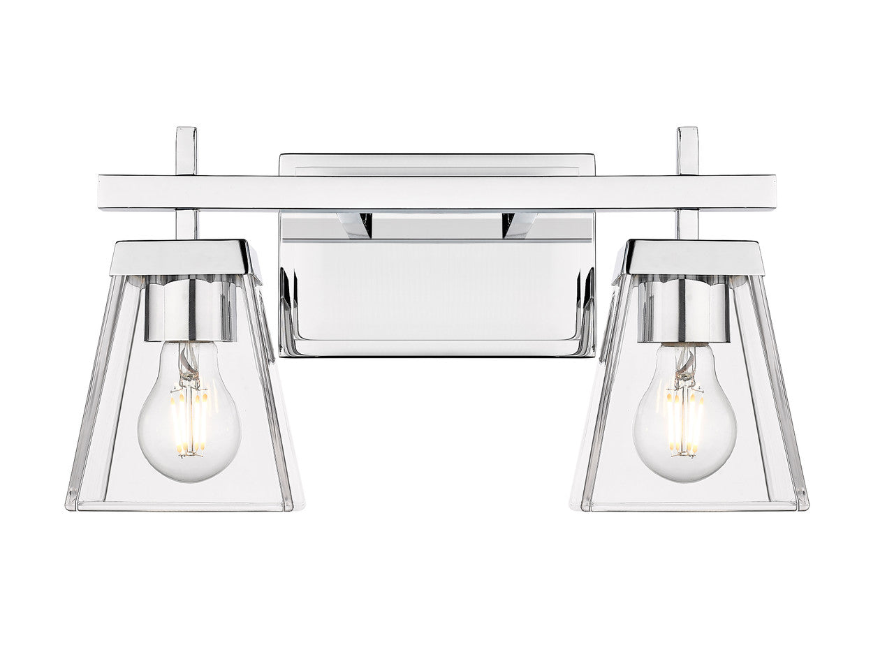 Z-Lite Lauren 2 Light Vanity in Chrome 819-2V-CH