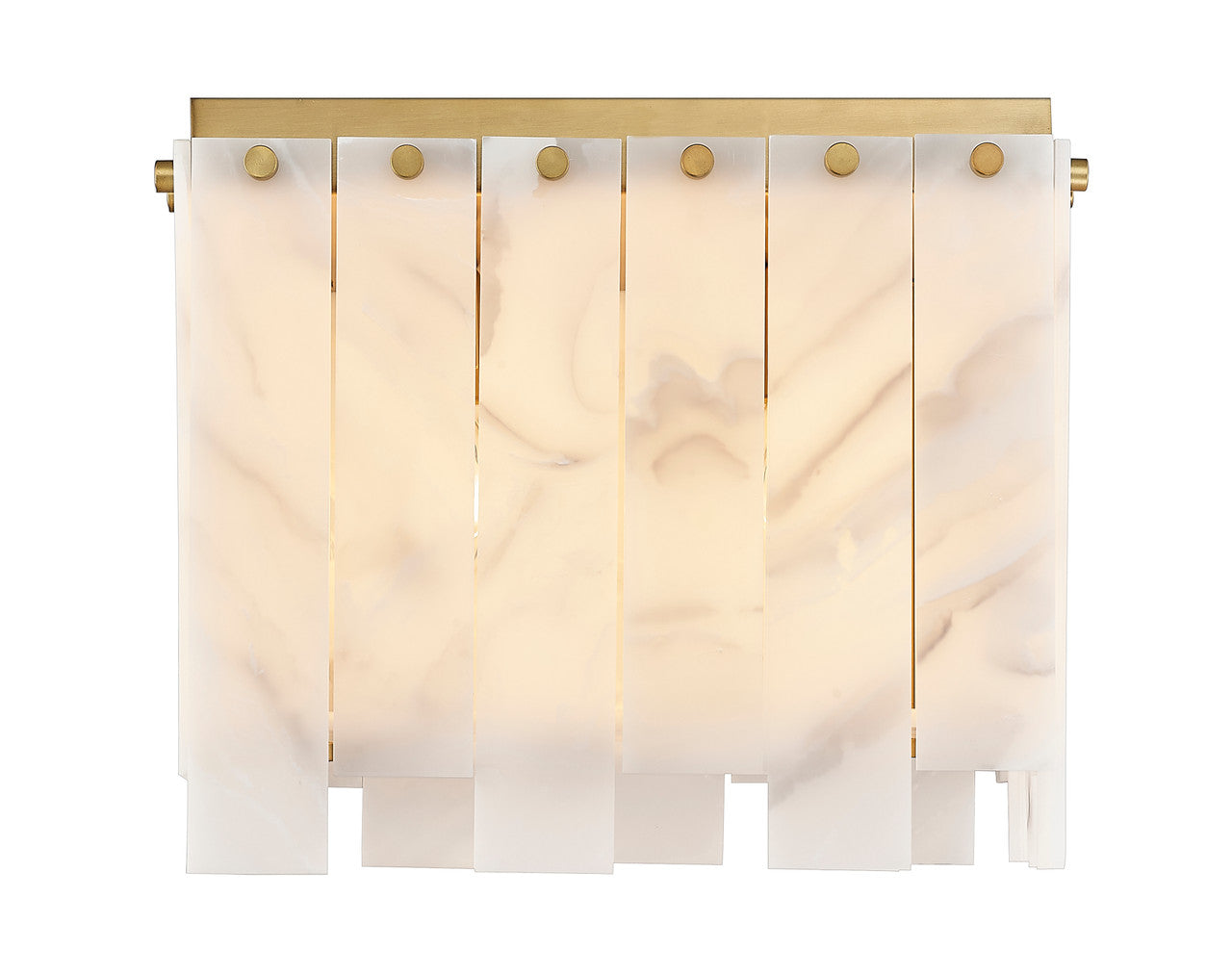 Z-Lite Viviana 4 Light Flush Mount in Rubbed Brass 345F13-RB