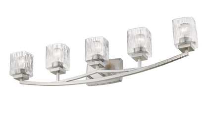 Z-Lite Zaid 5 Light Vanity in Brushed Nickel 1929-5V-BN