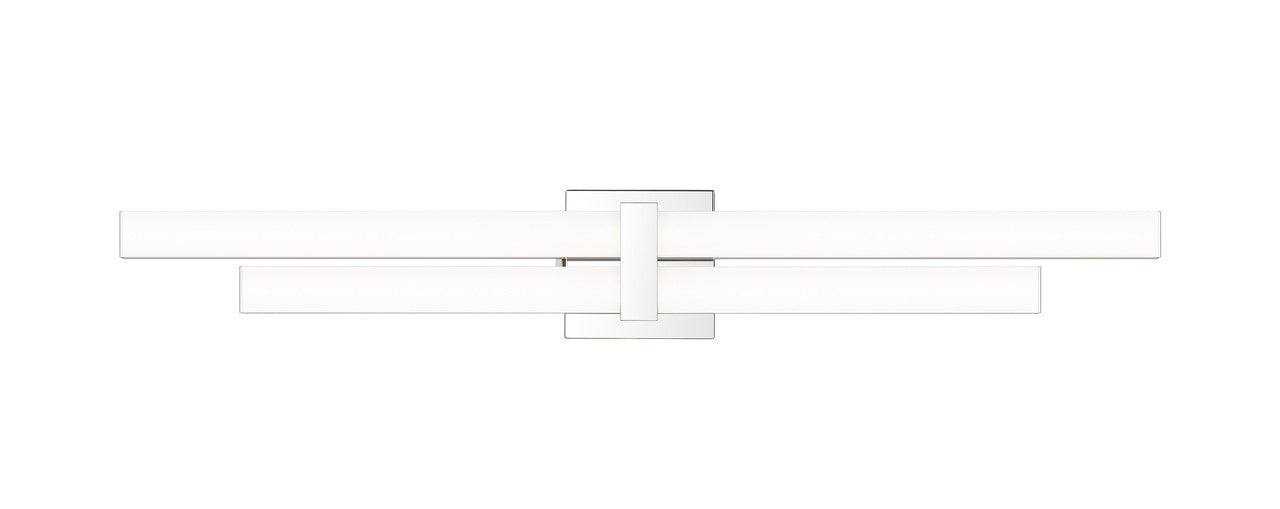 Z-Lite Zane 2 Light Vanity in Chrome  1008-32W-CH-LED