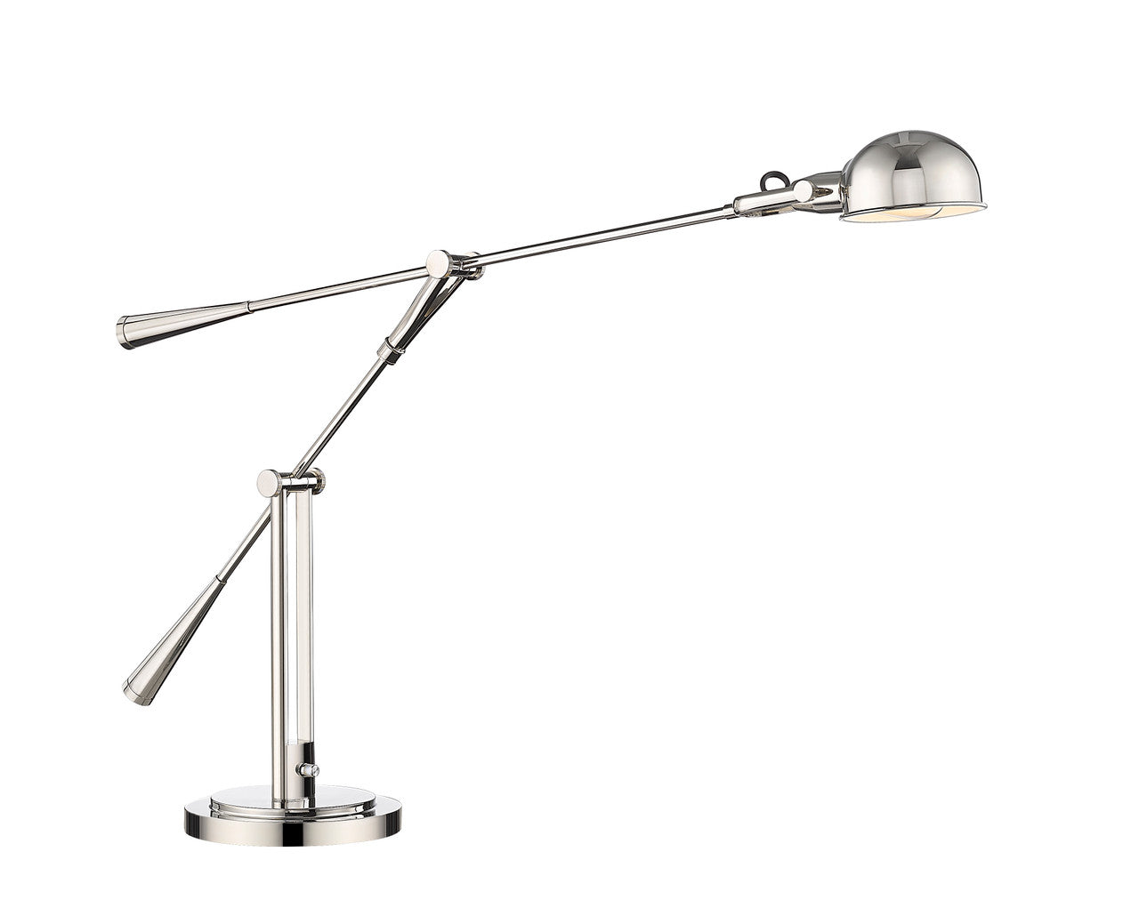 Z-Lite Grammercy Park 1 Light Table Lamp in Polished Nickel 741TL-PN