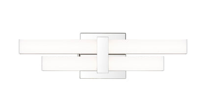 Z-Lite Zane 2 Light Vanity in Chrome  1008-18W-CH-LED