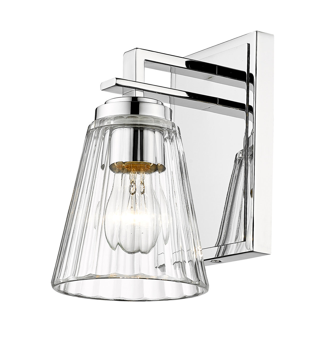 Z-Lite Lyna 1 Light Wall Sconce in Chrome  823-1S-CH