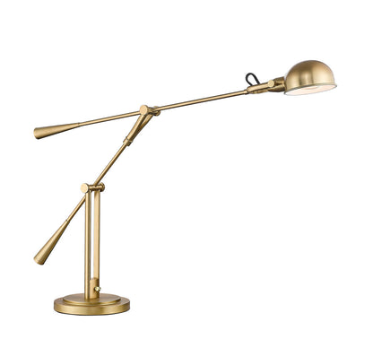 Z-Lite Grammercy Park 1 Light Table Lamp in Heritage Brass 741TL-HBR