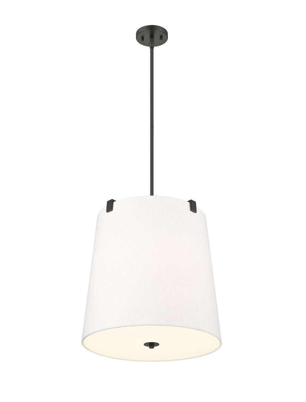 Z-Lite Weston 5 Light Pendant in Matte Black 3501P18-MB