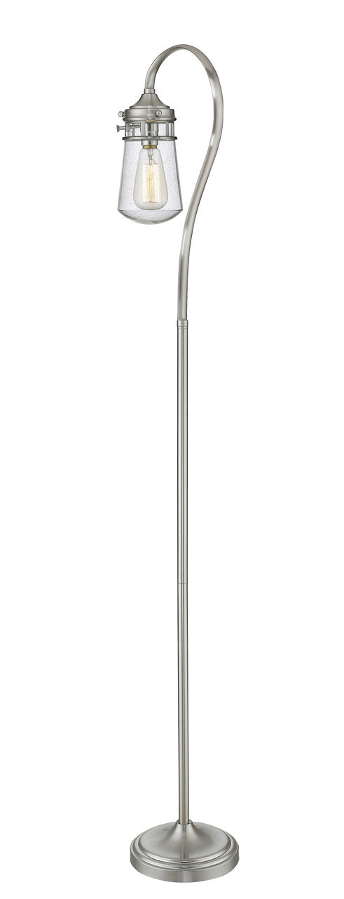 Z-Lite Celeste  1 Light Floor Lamp in Brushed Nickel FL120-BN