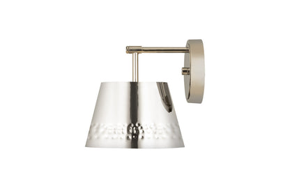 Z-Lite Maddox 1 Light Wall Sconce in Polished Nickel 6013-1S-PN