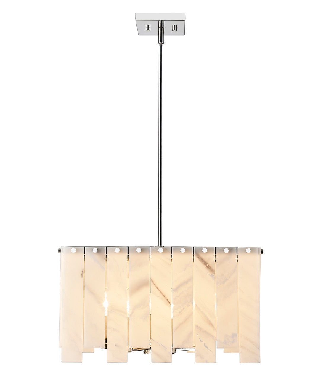 Z-Lite Viviana 8 Light Chandelier in Polished Nickel 345P20-PN