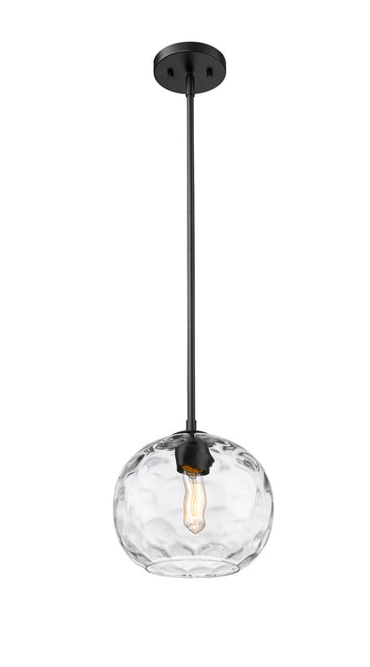 Z-Lite Chloe 1 Light Pendant in Matte Black 490P10-MB