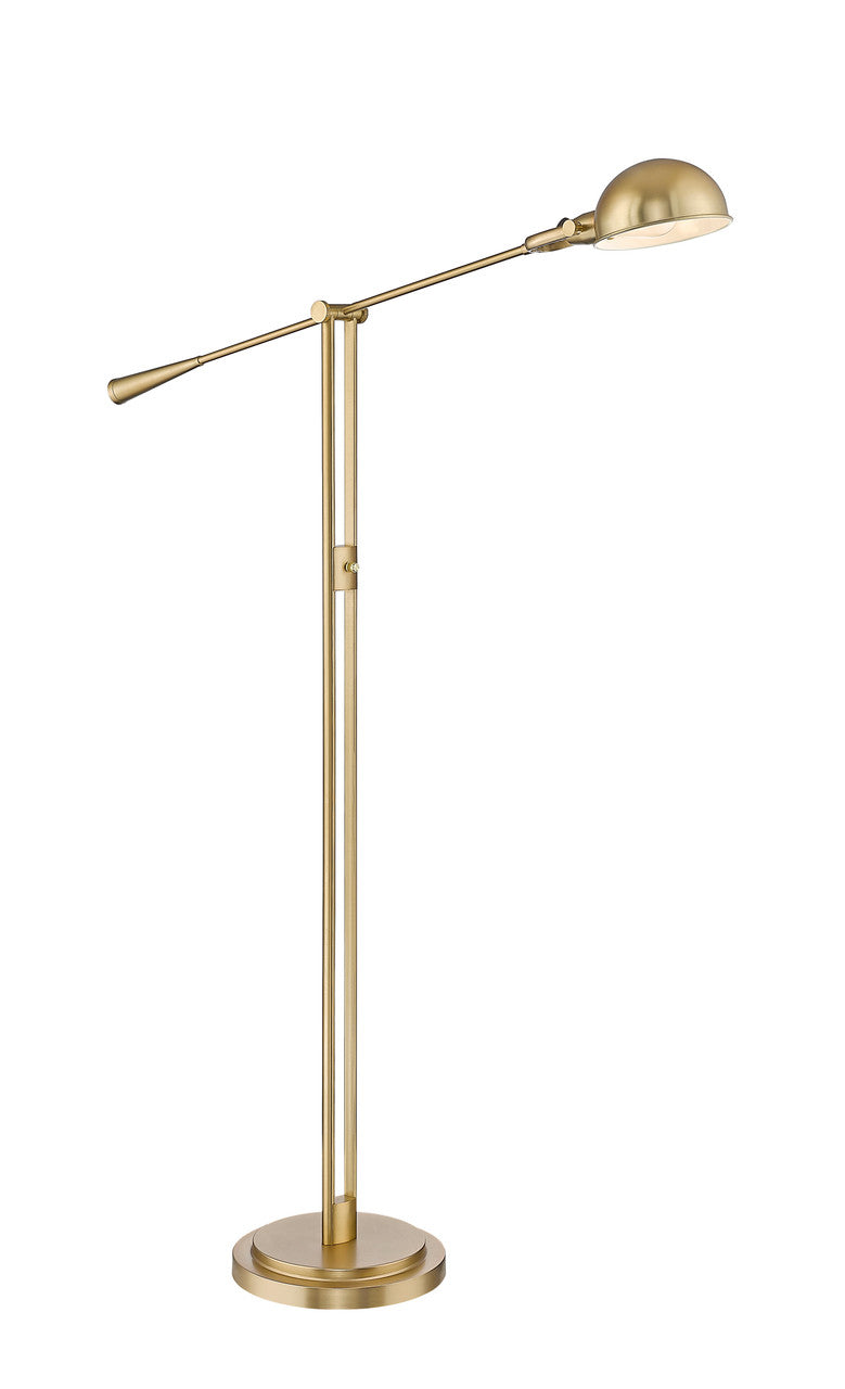 Z-Lite Grammercy Park 1 Light Floor Lamp in Heritage Brass 741FL-HBR