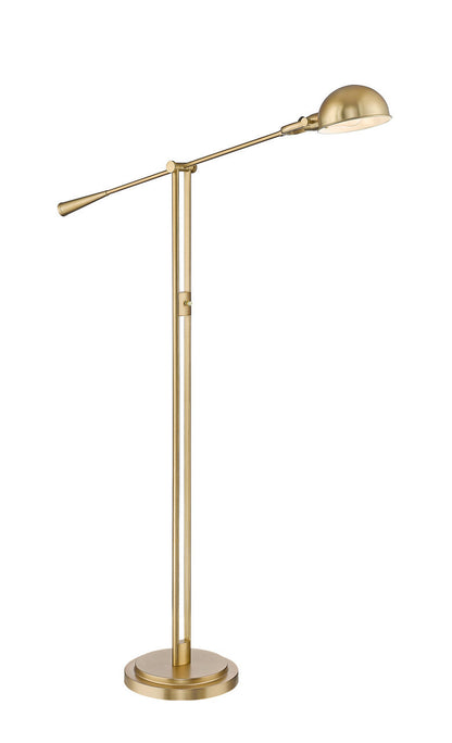 Z-Lite Grammercy Park 1 Light Floor Lamp in Heritage Brass 741FL-HBR