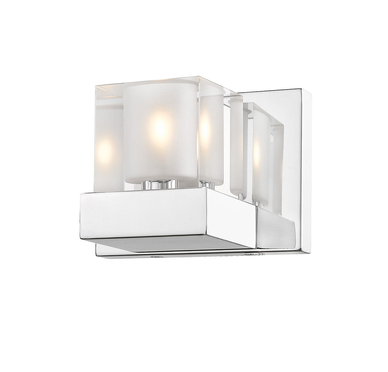 Z-Lite Fallon 1 Light Wall Sconce in Chrome 467-1S-CH