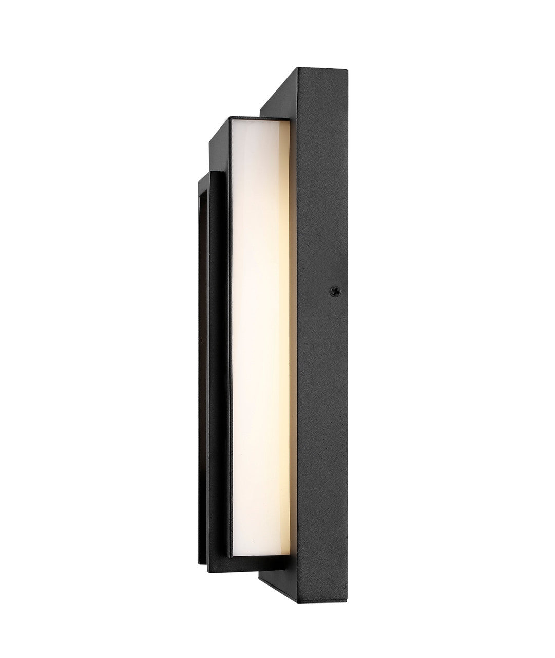 Z-Lite Keaton 1 Light Outdoor Wall Light in Black 520S-BK-LED