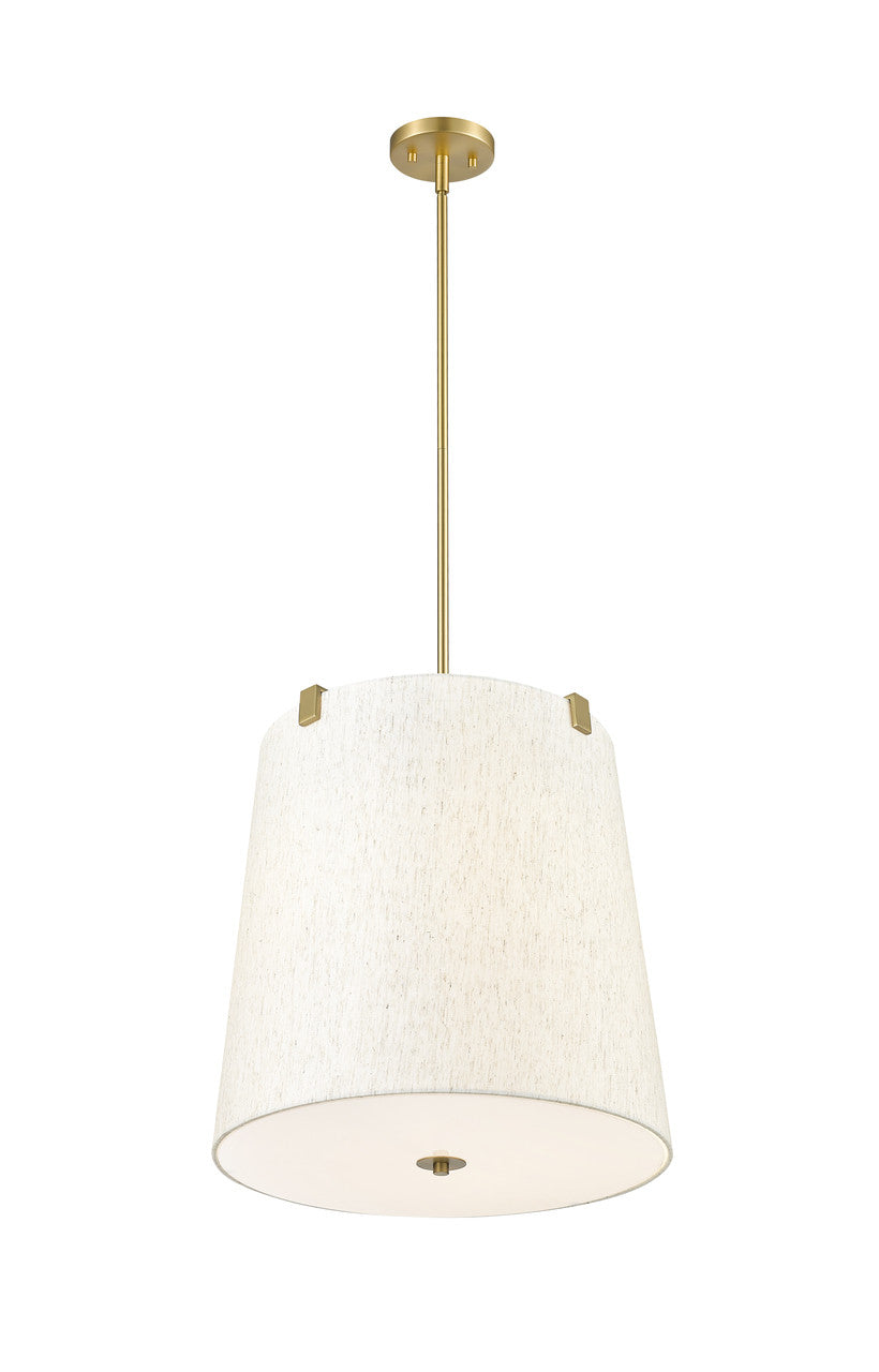 Z-Lite Weston 5 Light Pendant in Modern Gold 3502P18-MGLD