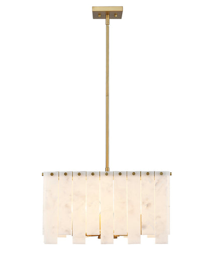 Z-Lite Viviana 8 Light Chandelier in Rubbed Brass 345P20-RB