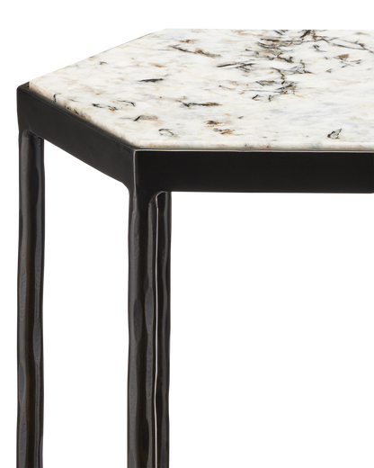 Currey & Co. Tosi Marble Accent Table 4000-0174