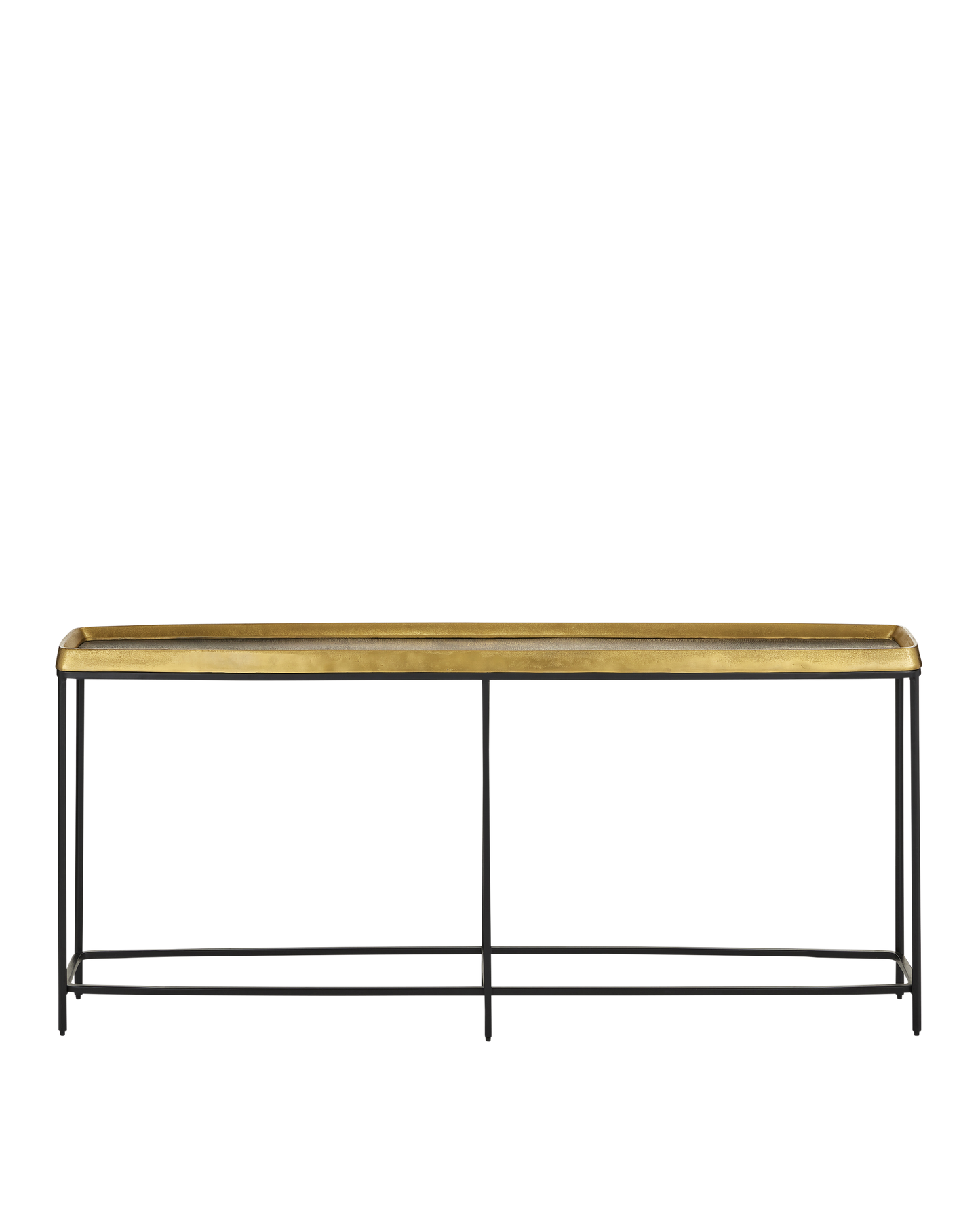 Currey & Co. Tanay Brass Console Table 4000-0150