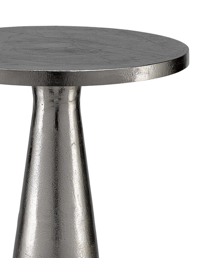 Currey & Co. Tondo Nickel Accent Table 4000-0105